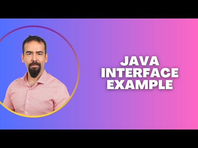 #96 Java Interface Example