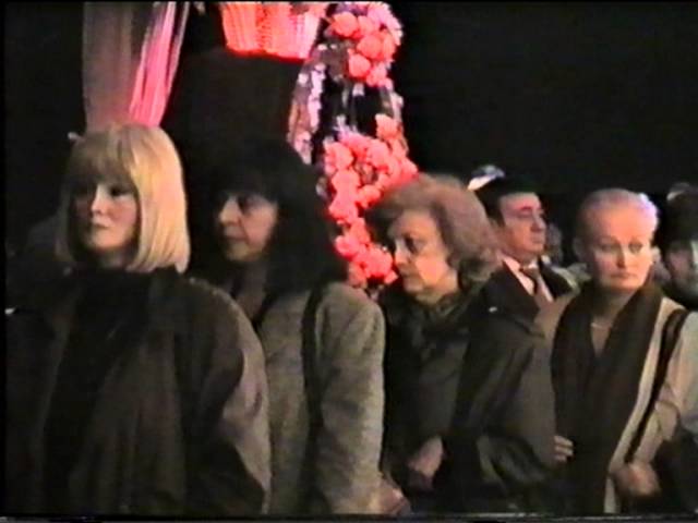 Zurab Anjaparidze Funeral 1997 Tbilisi Opera House part 1