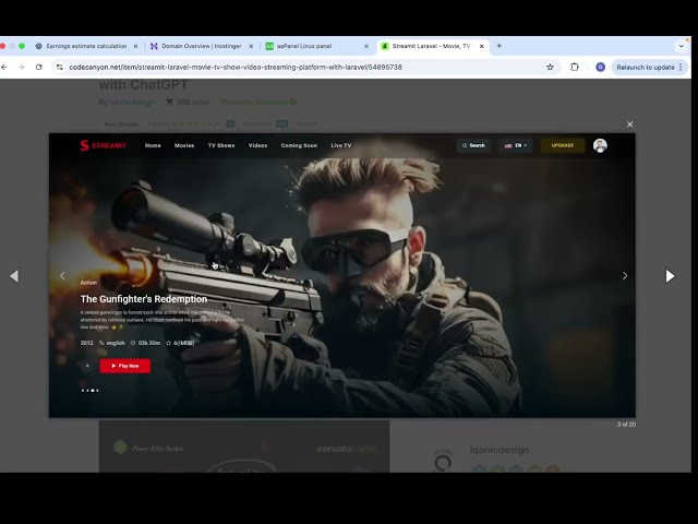 How to Deploy StreamIT (Codecanyon) — Full PHP Laravel Video Platform + Admin Panel Tutorial.
