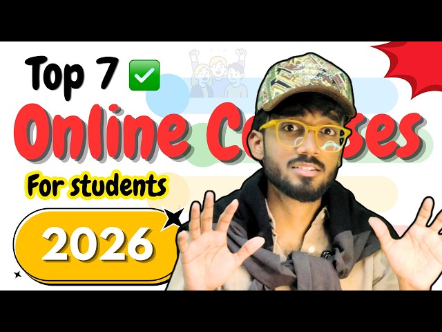 Top FREE Online Courses Every Student Must Take in 2026 🔥