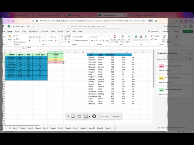 Simple EXCEL tips for data visualization with dropdown.