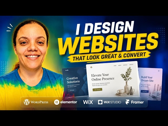 I Build Websites That Actually Work WordPress, Framer, Wix & More
