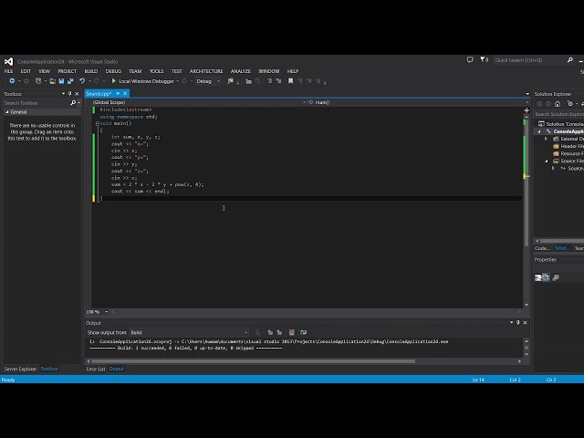 المحاضرة الثانية كورس (++visual c)