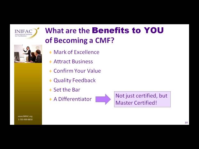 Benefits to Becoming a Certified Master Facilitator