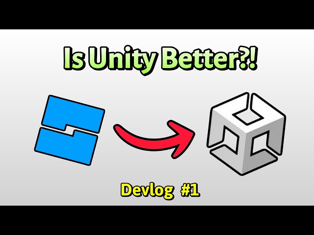 Roblox Developer Tries UNITY For The FIRST Time