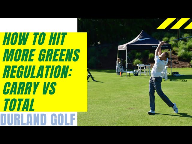 GOLF TIP | How To Hit More Greens In Regulation | Carry vs Total