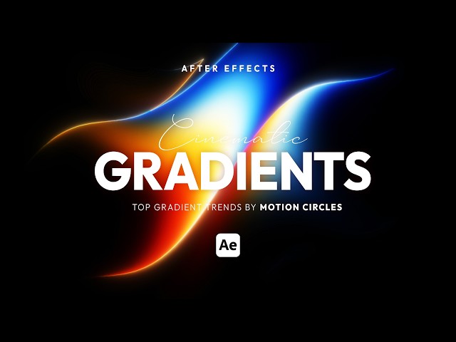 Top 5 Liquid Gradient Trends in After Effects | Motion Circles | Animation Tutorial