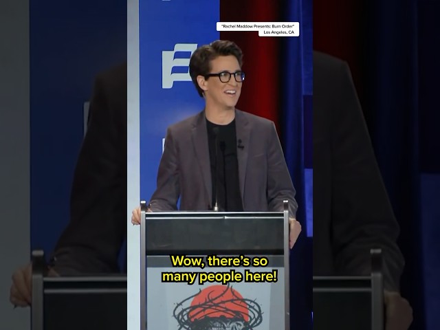 Moments from: 'Rachel Maddow Presents: Burn Order' LIVE