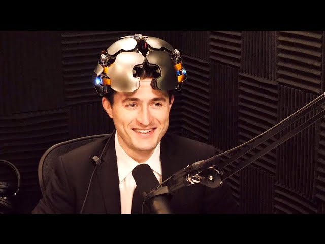 Lex Fridman wears the Kernel Flow brain-computer interface