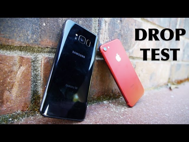 Samsung Galaxy S8 vs iPhone 7 Drop Test!
