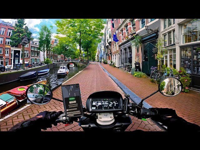 I Flew To Amsterdam To Deliver UberEats! - The Most Beautiful City I've Delivered In!