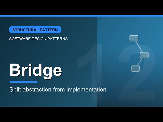 Bridge Design Pattern Explained | Separate Abstraction from Implementation