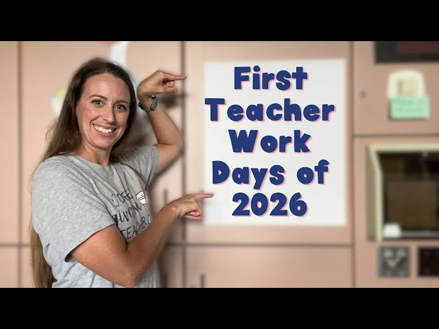 First Teacher Days of a High School Math Teacher
