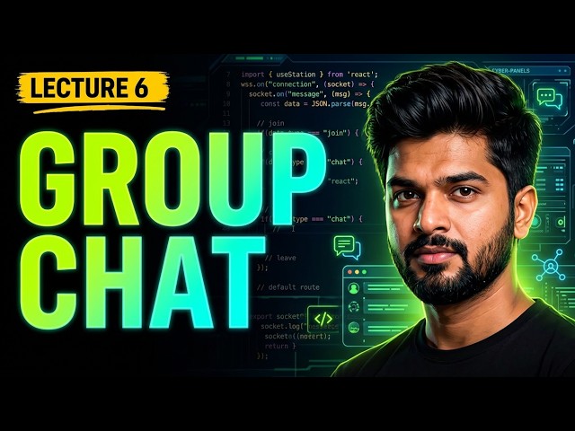 Websocket #6 | Send Messages in a Group in Node.js | Group Chat using ws Library
