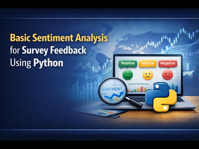 Basic Sentiment Analysis for Survey Feedback Using Python