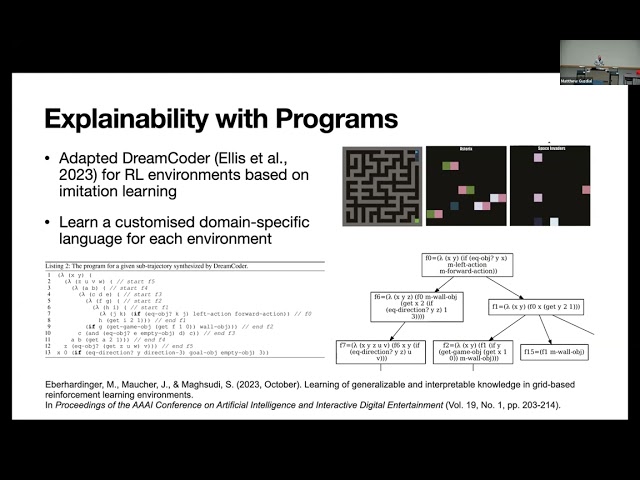 From Explainability to Interpretability: A Case Study on Game AI using Program Synthesis
