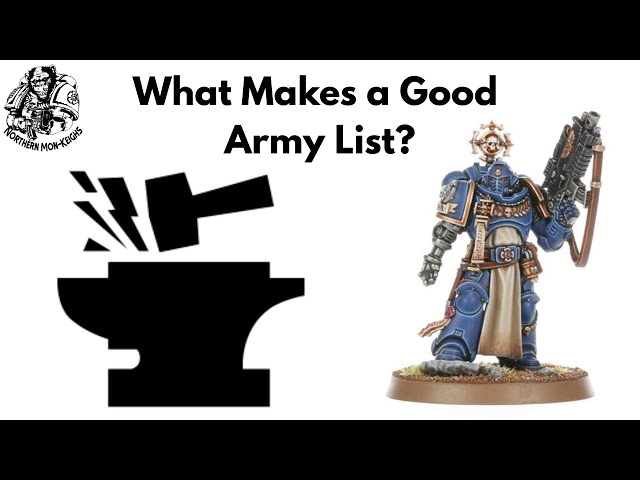 How to Build a Space Marine Army List