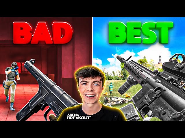 10 BEST GUNS YOU NEED to USE in Arena Breakout... (gunsmith included)