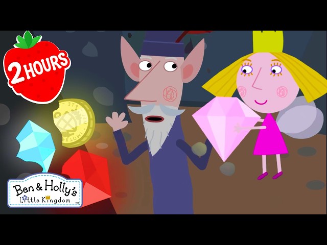 💎 Os Anões Estão Escavando Todo o Reino! ⛏️ | Ben e Holly | Desenhos para Crianças