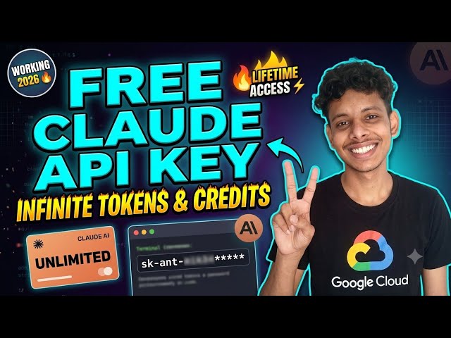Get Unlimited FREE Claude API Key 2026! 🚀 (Infinite Tokens & Credits Method)