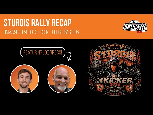 KICKER UnMasked Short - Ep 190 - Kicker HDBL Bag Lids