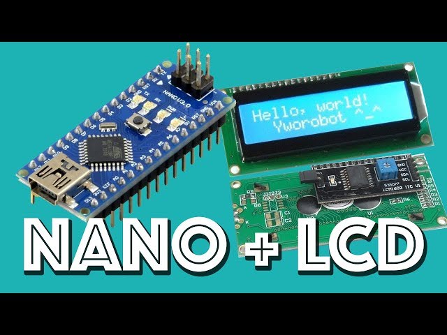 How to connect an I2C LCD Display to an Arduino NANO