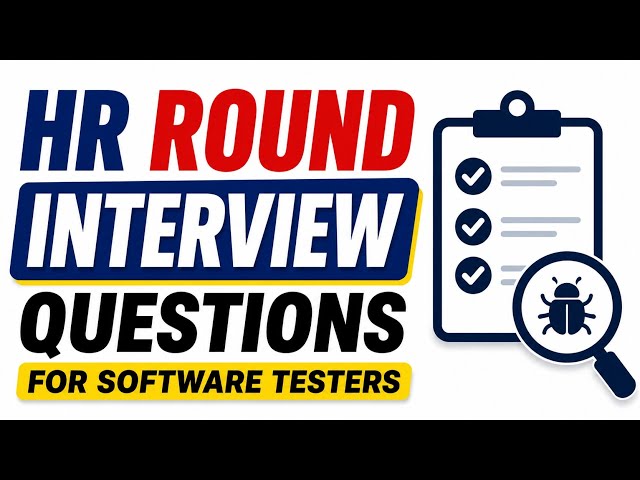 HR Round Interview Questions for Software Testers 🔥 #testing #softwaretesting #automationtesting