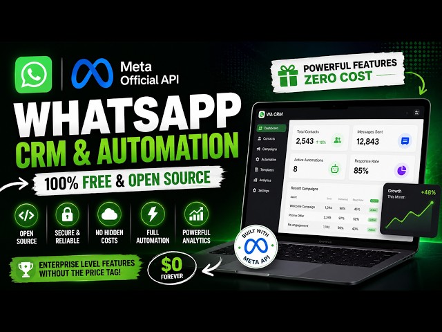 I Found a FREE Open Source WhatsApp Automation Platform | Full Tutorial ($0)