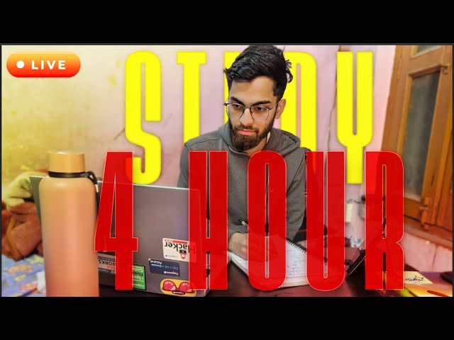 Study With Me LIVE | Interview Preparation | Pomodoro + Deep Focus