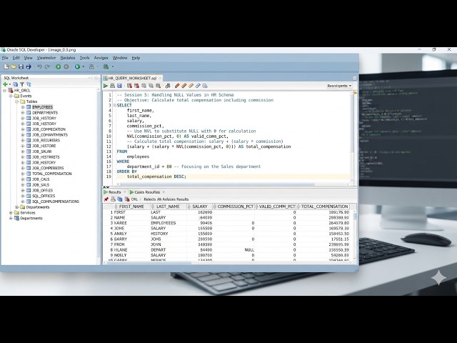 Oracle HR Schema Walkthrough & more