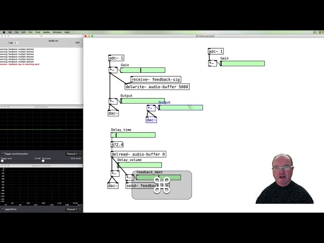 24. Delay and Reverb in Pure Data