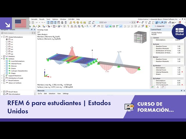 [EN] RFEM 6 para estudiantes | Introducción al método de los elementos finitos (MEF) | 8 de novie...