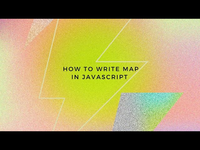 What is the purpose of using new Map() in JavaScript?