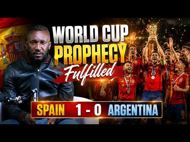 WORLD CUP PROPHECY FULFILLED? 😱 Prophet Passion Java's Prediction Compared to Spain 1-0 Argentina