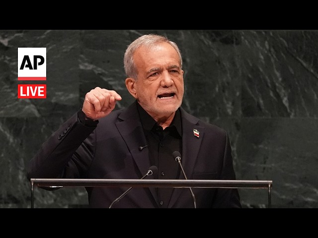 LIVE: Iran and world leaders speak at UN General Assembly 2026 (Day 2 full speeches)
