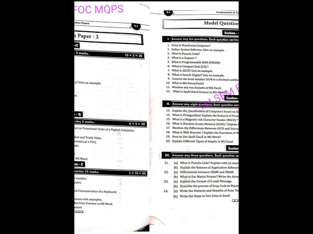 BCA 1st Semester | Fundamentals of Computer (FOC)|SEP|BNU|Full Revision|