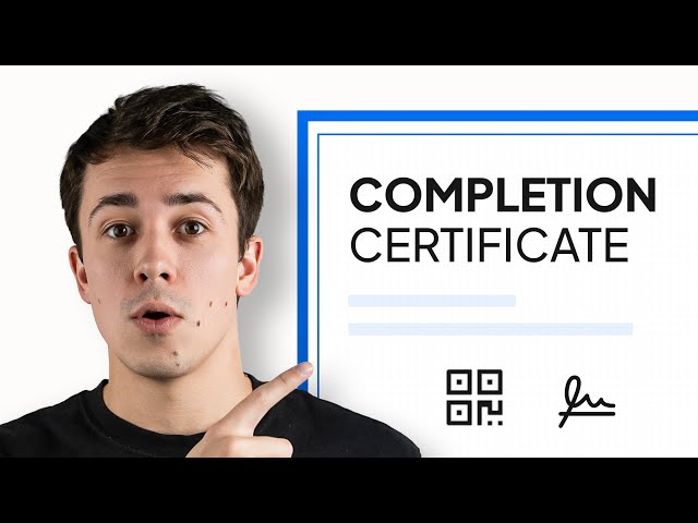 How to Make A Certificate of Completion! (+Free Template)