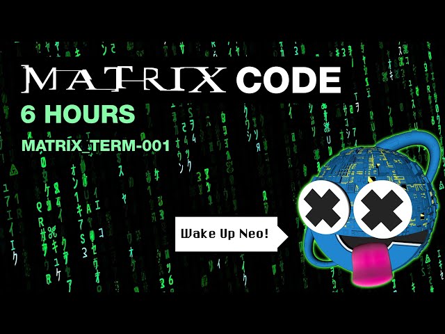 MATRIX TERMINAL 001- VISUALS 4K - CYBERPUNK - ASMR - GENERATIVE ART - SCIFI - DUSTRIAL - SCREENSAVER