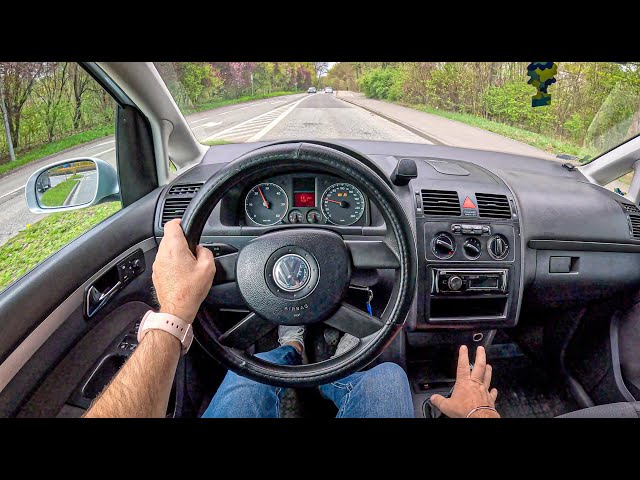 2005 Volkswagen Touran I [1.9 TDI 105hp]|0-100| POV Test Drive #2034 Joe Black