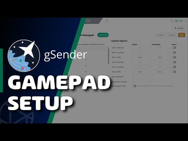How to Set Up a Gamepad for your CNC Machine in gSender