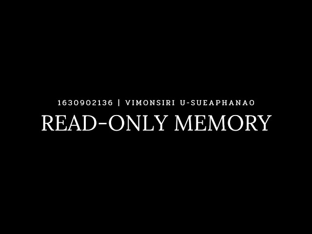 READ-ONLY MEMORY(ROM) [V.2.1.1] ‧ CE111_236B_1630902136