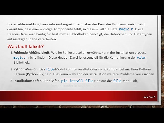 Behebung des Fehlers Pip Install File: Wie man den Exit Status 1 in Python überwindet