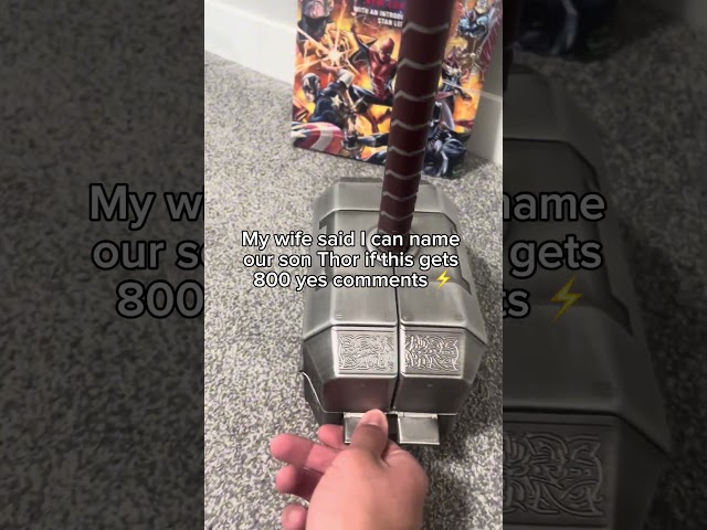 He loved the gift 🎁 #toolbox #thor #dadgift #marvel #fathersday