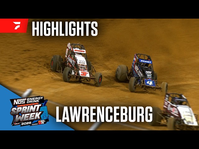 USAC Indiana Sprint Week at Lawrenceburg Speedway 7/26/26 | Highlights