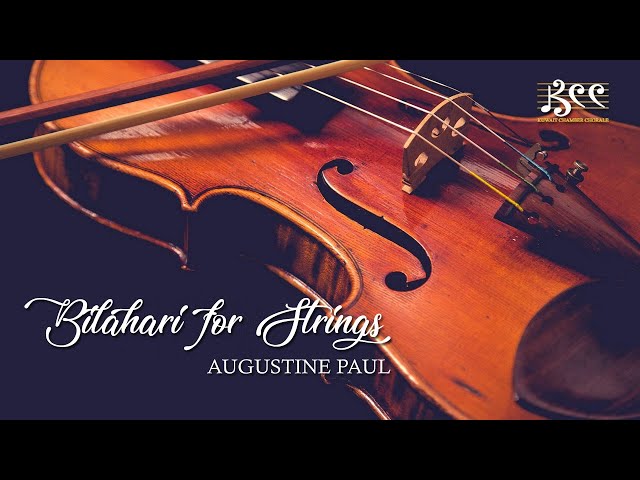 Bilahari For Strings | KCC | Augustine Paul | Tamil Keerthanai | Caracas film orchestra |
