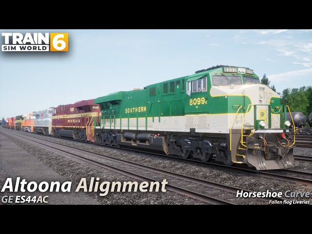 Altoona Alignment : Horseshoe Curve : Train Sim World 6 [4K 60FPS]