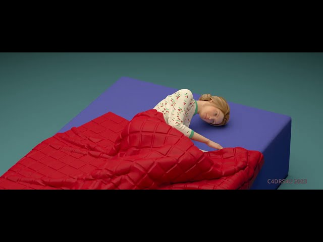 iClone to Cinema 4D: Sleepless #2 - A Quick Cinema4D R2023.2 Cloth Test | 4K HDR | Redshift Render