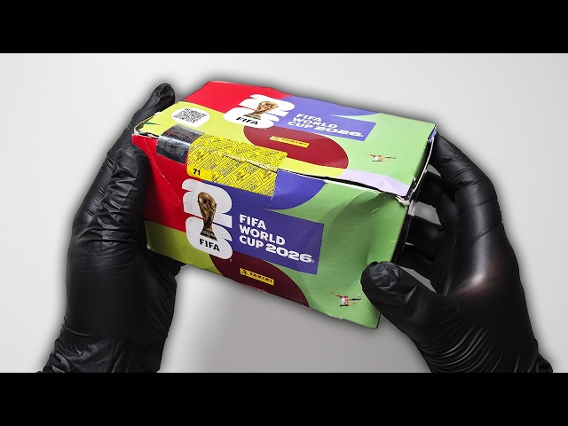 100 PACKS! Panini FIFA World Cup 2026 Sticker Display Box - Opening