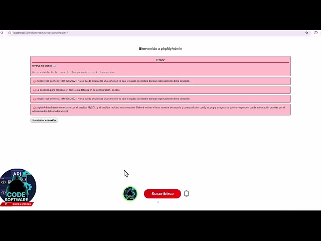 Acceso Denegado PHPMYADMIN XAMPP || Solucionar Error Acceso denegado