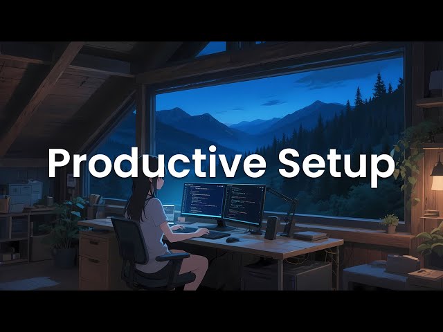Productive Setup - Chillstep Coding Mix for Better Focus